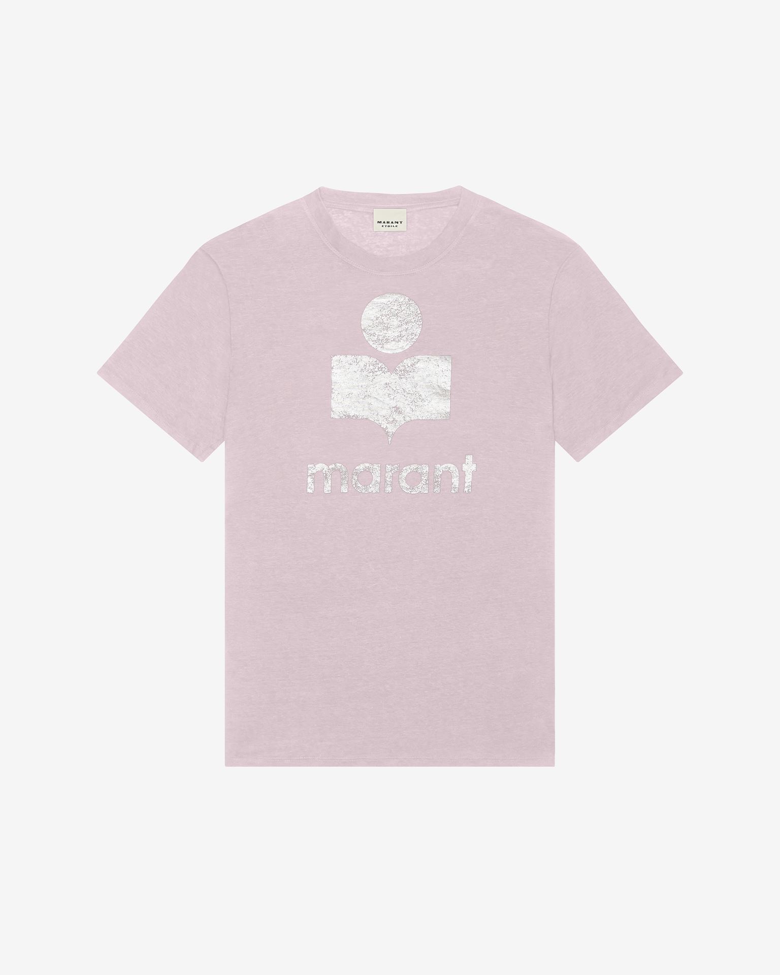 Marant Etoile Zewel Logo Tee-shirt In Pink