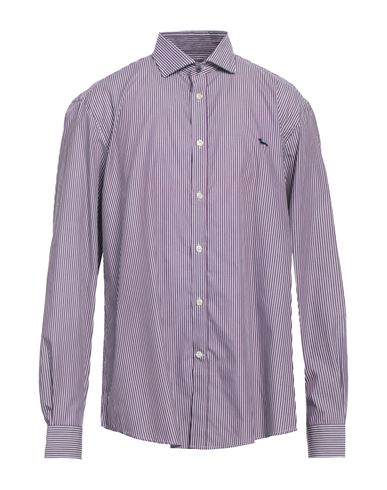 Harmont & Blaine Man Shirt Mauve Size 3xl Cotton In Purple