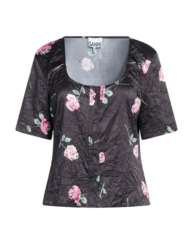 GANNI Hemd Damen Schwarz 38 Damen