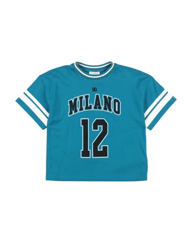 Dolce & Gabbana Toddler Boy T-shirt Deep Jade Size 5 Cotton, Elastane In Green