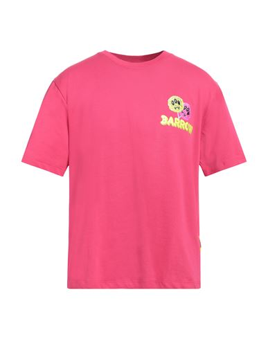 Barrow Man T-shirt Fuchsia Size Xl Cotton In Pink