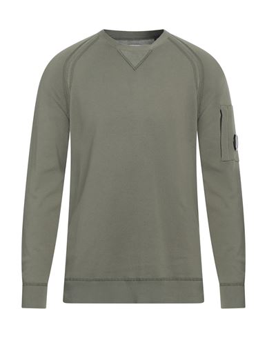 C.P. COMPANY C. P. COMPANY MAN SWEATSHIRT MILITARY GREEN SIZE 40 COTTON 