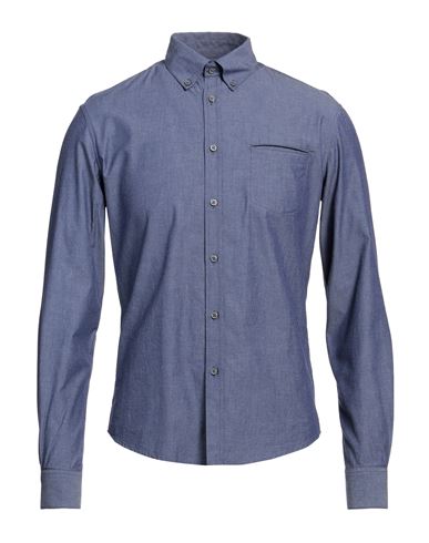 Shop Drykorn Man Shirt Blue Size S Cotton