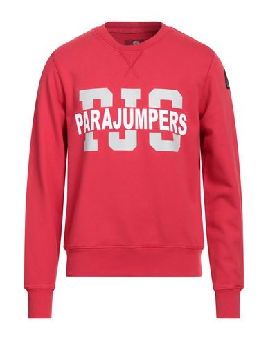 Parajumpers Man Sweatshirt Red Size Xxl Cotton