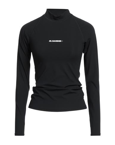 Jil Sander Woman T-shirt Black Size M Polyamide, Elastane