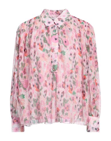 Shop Ganni Woman Shirt Pink Size 8/10 Recycled Polyester