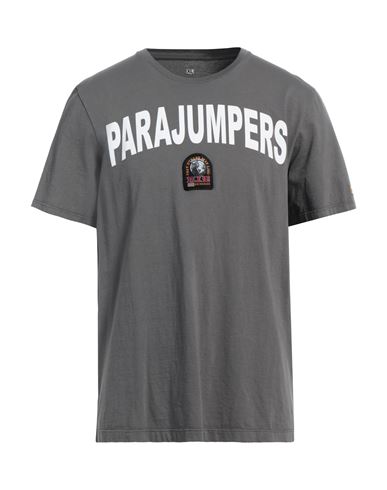 Shop Parajumpers Man T-shirt Grey Size S Cotton