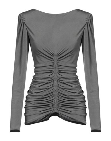 Shop Givenchy Woman Top Lead Size 4 Viscose, Polyamide, Elastane In Grey