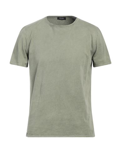 Shop Arovescio Man T-shirt Military Green Size 42 Cotton