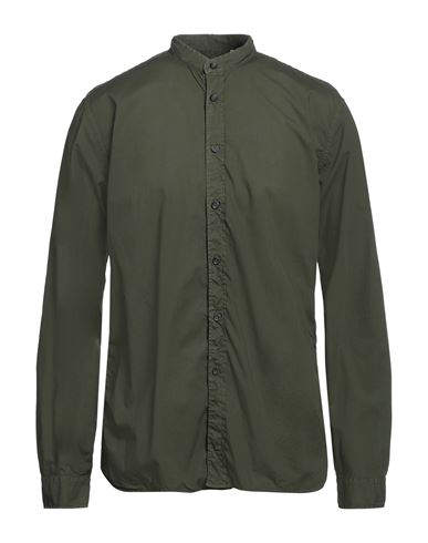Xacus Man Shirt Military Green Size Xl Cotton