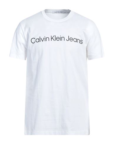 Calvin Klein Jeans Est.1978 Calvin Klein Jeans Man T-shirt White Size Xxl Cotton