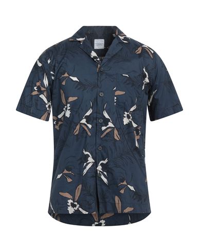 Xacus Man Shirt Navy Blue Size 15 Cotton
