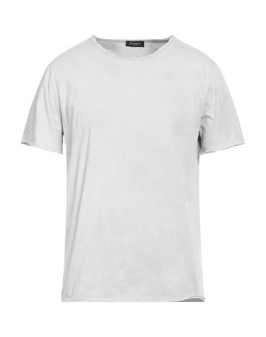 Arovescio Man T-shirt Light Grey Size 44 Cotton