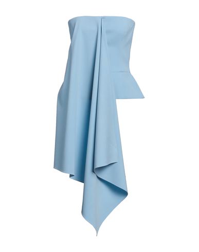 Shop Del Core Woman Top Light Blue Size 4 Silk