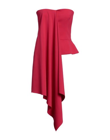 Shop Del Core Woman Top Garnet Size 4 Silk In Magenta
