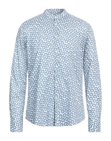 Xacus Man Shirt Blue Size 17 ½ Cotton, Linen