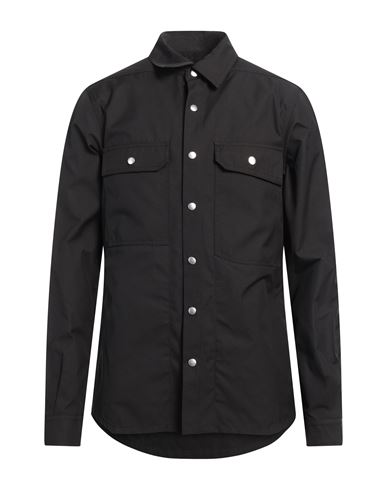 Rick Owens Man Shirt Black Size 44 Polyester