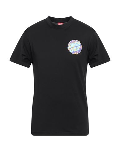 Shop Santa Cruz Man T-shirt Black Size S Cotton