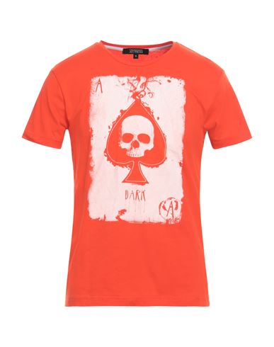 Trussardi Action Man T-shirt Orange Size M Cotton