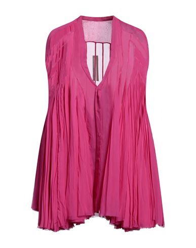 Shop Rick Owens Woman Shirt Fuchsia Size Onesize Silk In Pink