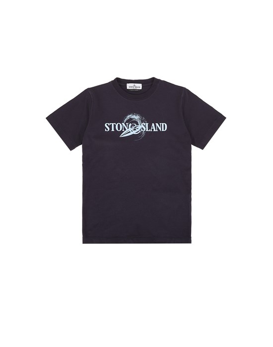 STONE ISLAND JUNIOR 21073 Short sleeve t-shirt Man Blue