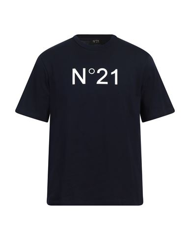 Shop N°21 Man T-shirt Midnight Blue Size Xl Cotton