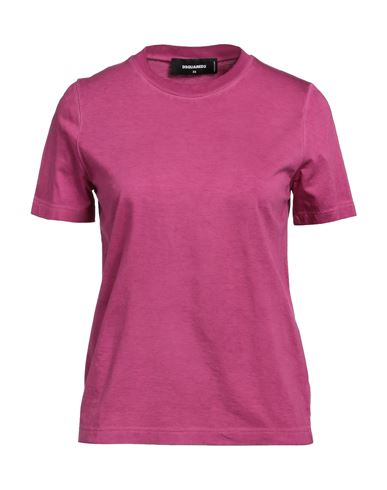 Shop Dsquared2 Woman T-shirt Mauve Size Xs Cotton In Purple