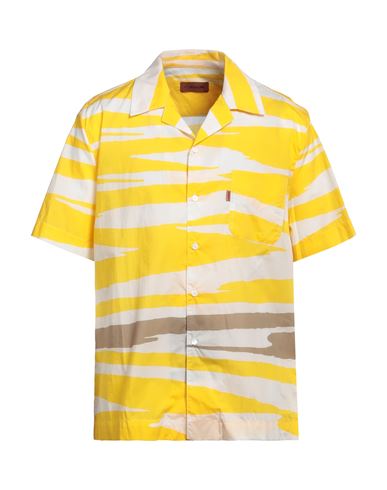 Missoni Man Shirt Yellow Size Xxl Cotton