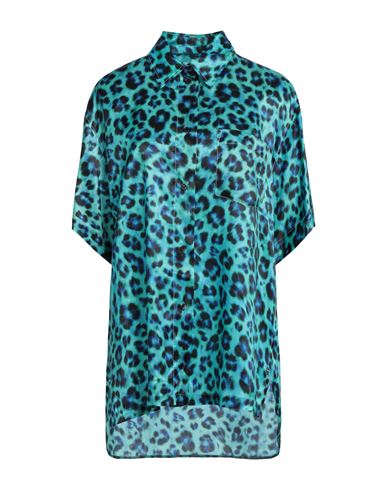 Sandro Woman Shirt Turquoise Size 3 Viscose In Blue