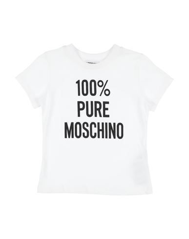 Moschino Kid T-shirt M/c Toddler Girl T-shirt White Size 6 Cotton In White