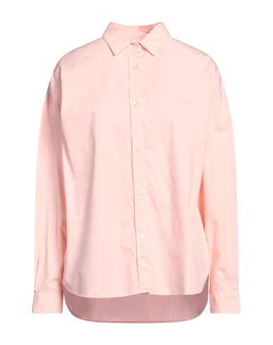 Shop Barbour Woman Shirt Pink Size 6 Cotton
