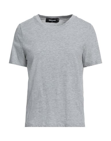 Dsquared2 Woman T-shirt Light Grey Size Xs Cotton, Viscose