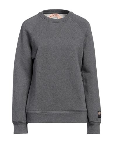 Shop N°21 Woman Sweatshirt Grey Size Xl Cotton