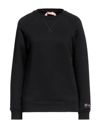 Shop N°21 Woman Sweatshirt Black Size Xl Cotton
