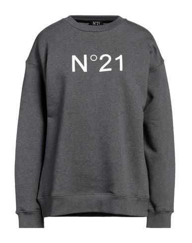Shop N°21 Woman Sweatshirt Grey Size L Cotton