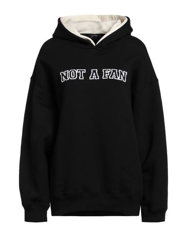 Shop N°21 Woman Sweatshirt Black Size Xl Cotton, Elastane