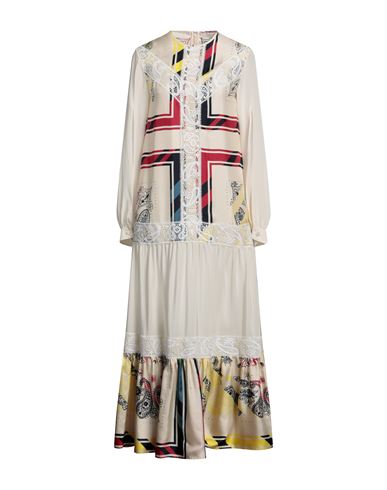 Golden Goose Woman Maxi Dress Ivory Size 4 Silk In White