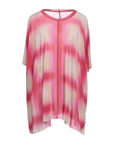 Rick Owens Woman T-shirt Fuchsia Size 4 Cupro, Elastane In Pink