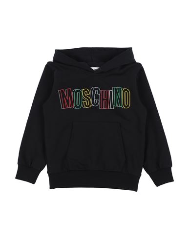 Moschino Kid Toddler Sweatshirt Black Size 6 Cotton, Elastane In Black