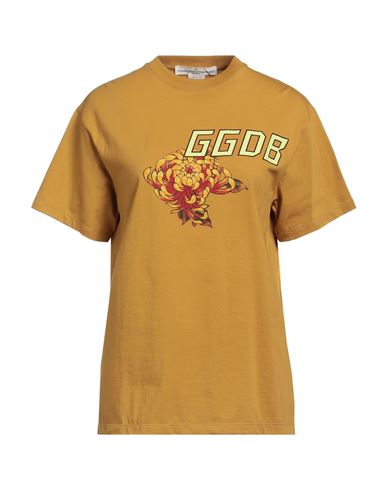 Shop Golden Goose Woman T-shirt Mustard Size S Cotton In Yellow