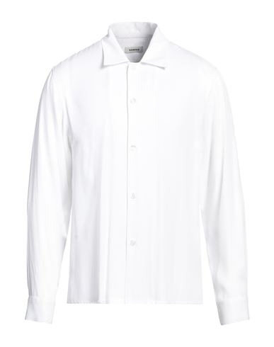 Shop Sandro Man Shirt White Size L Viscose