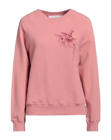 Shop Golden Goose Woman Sweatshirt Pastel Pink Size S Cotton