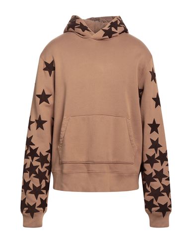 Amiri Man Sweatshirt Camel Cotton Cover