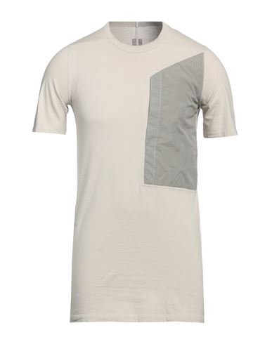 Shop Rick Owens Man T-shirt Beige Size S Cotton
