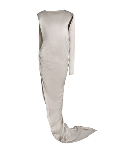 Rick Owens Man Shirt Light Grey Size 36 Silk In Grey