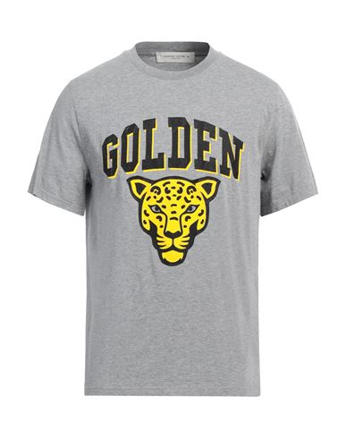 Shop Golden Goose Man T-shirt Grey Size M Cotton