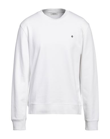 Shop Sandro Man Sweatshirt White Size Xl Cotton, Elastane
