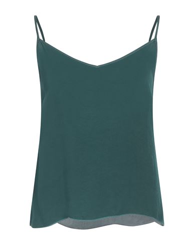 ALESSIA SANTI ALESSIA SANTI WOMAN TOP EMERALD GREEN SIZE 4 VISCOSE, CUPRO 