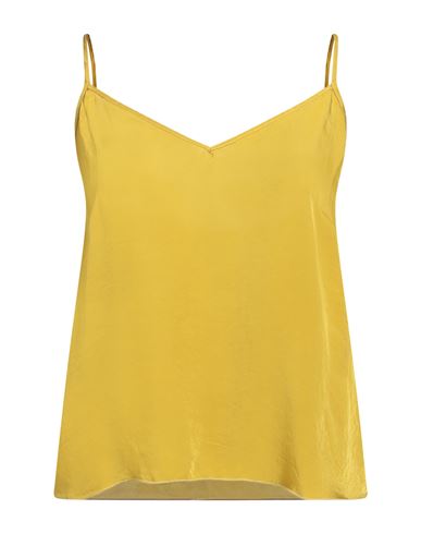 Alessia Santi Woman Top Marigold Size 8 Viscose, Cupro In Yellow