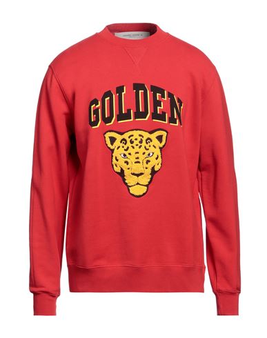 Shop Golden Goose Man Sweatshirt Red Size M Cotton